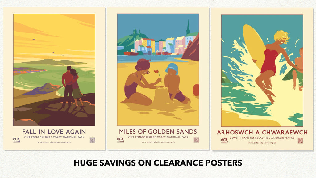Huge Discounts on Our Stunning Pembrokeshire Coast Posters - Get Them While Stocks Last!