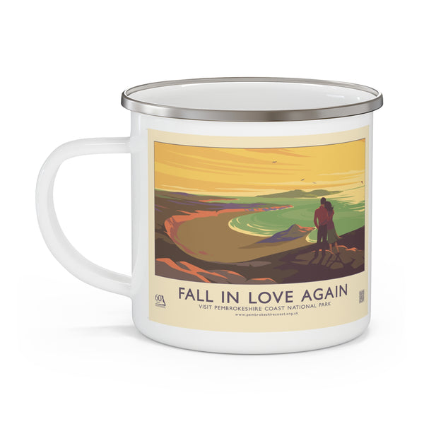 Fall in Love Again with the Pembrokeshire Coast: Enamel Camping Mug
