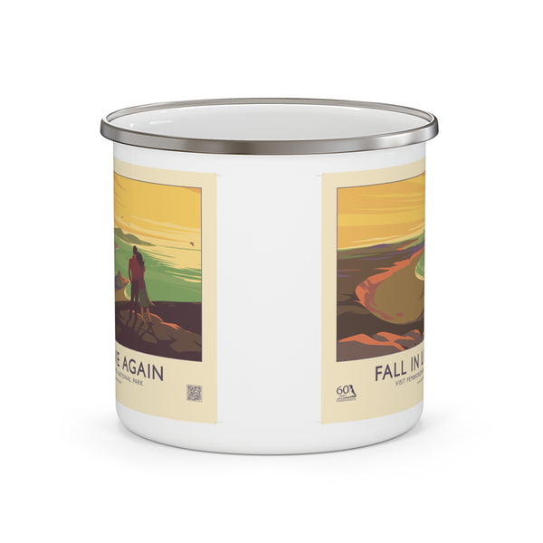Fall in Love Again with the Pembrokeshire Coast: Enamel Camping Mug