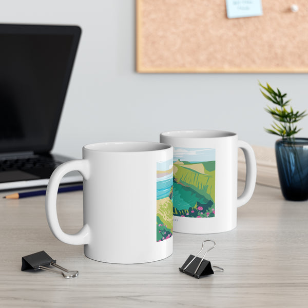 Blue Lagoon Aberiddi Ceramic Coffee Cup