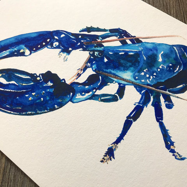 Blue Lobster A3 Giclee Fine Art Print
