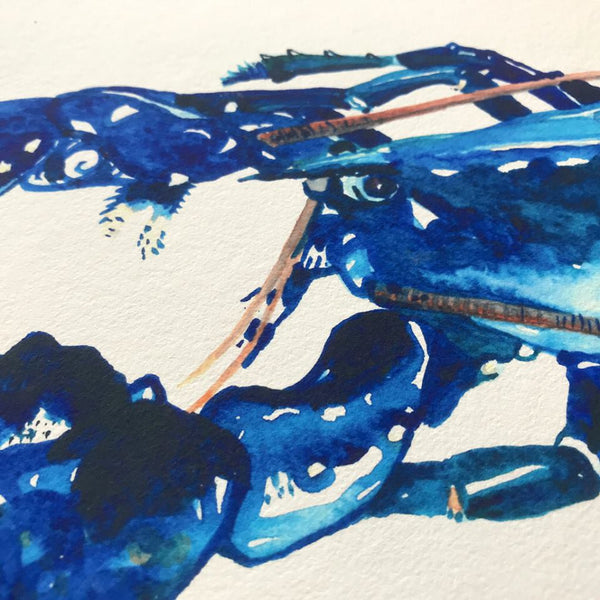 Blue Lobster Giclee Fine Art Print