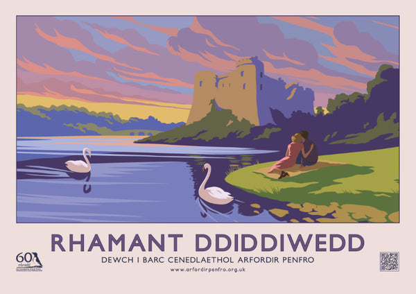 Endless Romance - Carew Castle - Welsh Landscape Poster