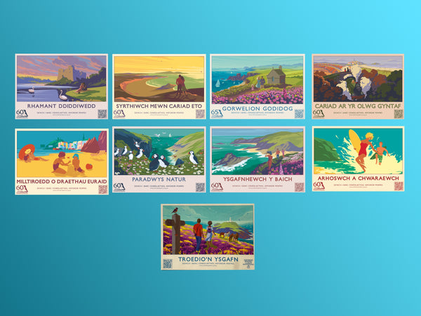 Pembrokeshire Coast Postcard Collection -  9 Postcards