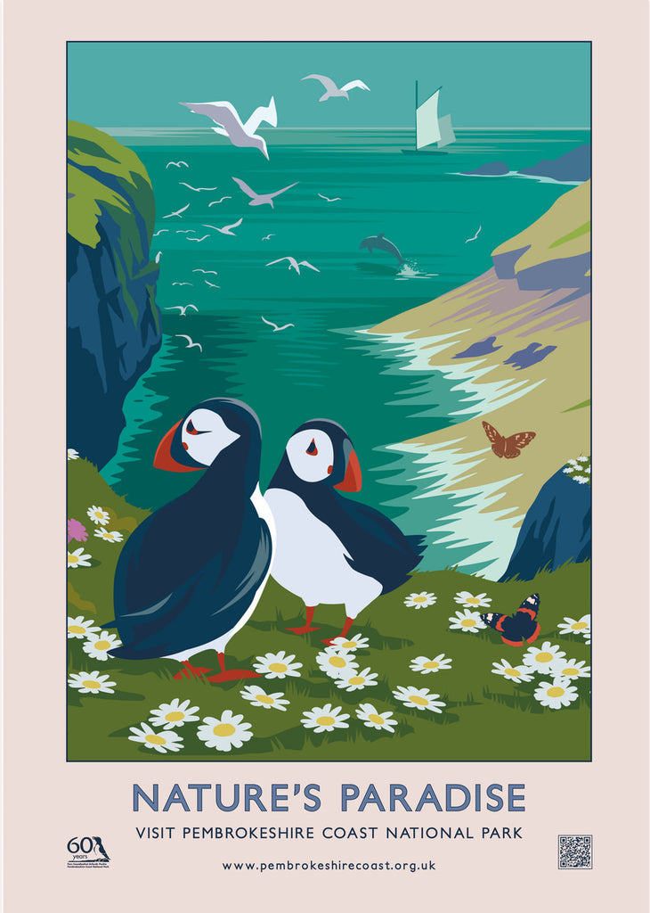 Pembrokeshire Coast National Park Natures Paradise Poster
