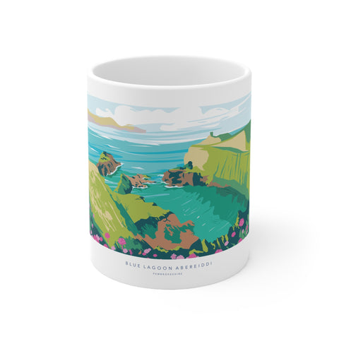 Blue Lagoon Aberiddi Ceramic Coffee Cup