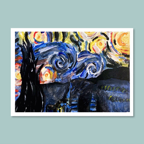 Starry Night — Beth Johns Art Card