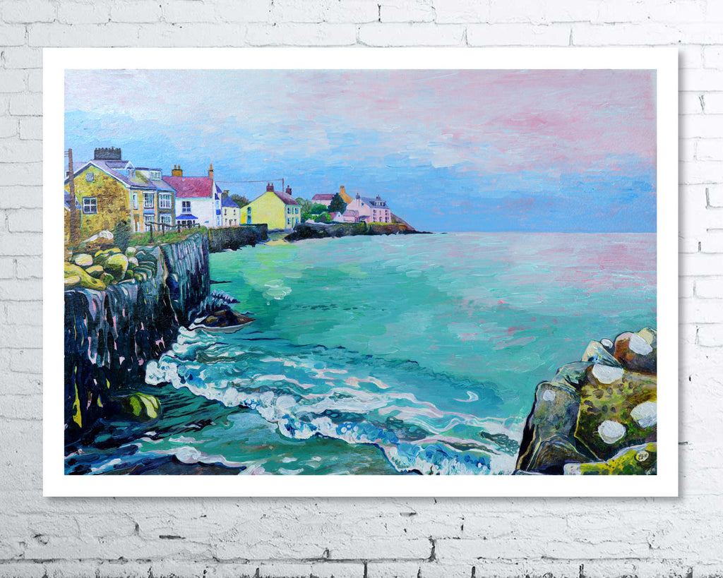 Morawelon Slipway, Newport Pembrokeshire - A3 Giclee Print