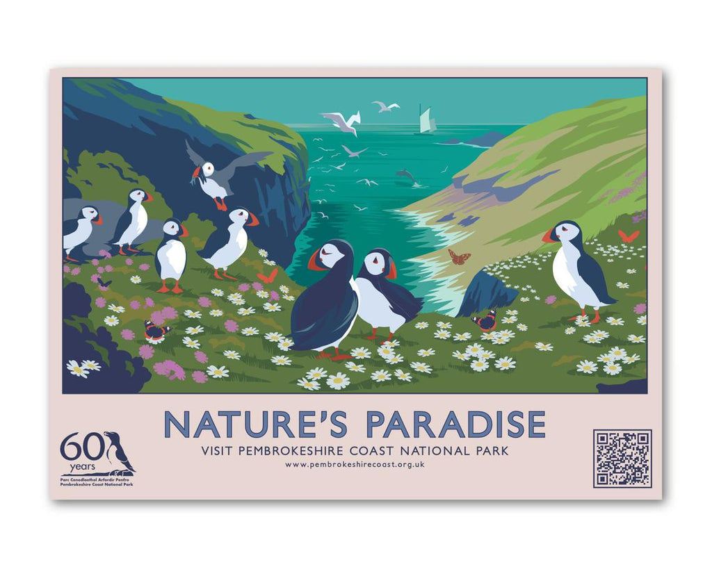 Natures Paradise - Skomer Island - Postcard