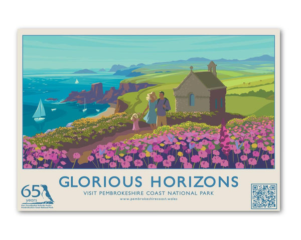 Glorious Horizons - St Nons Postcard