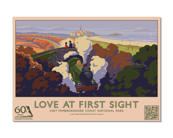 Love At First Sight - Penally Postcard