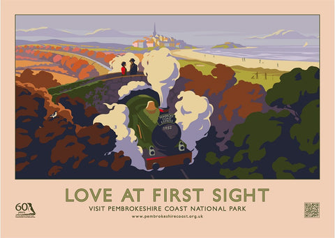 Love At First Sight Pembrokeshire Coast Poster